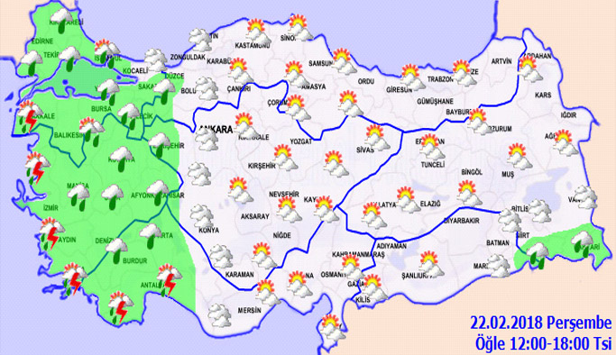 Trabzon'da hava nasıl olacak? 22.02.2018