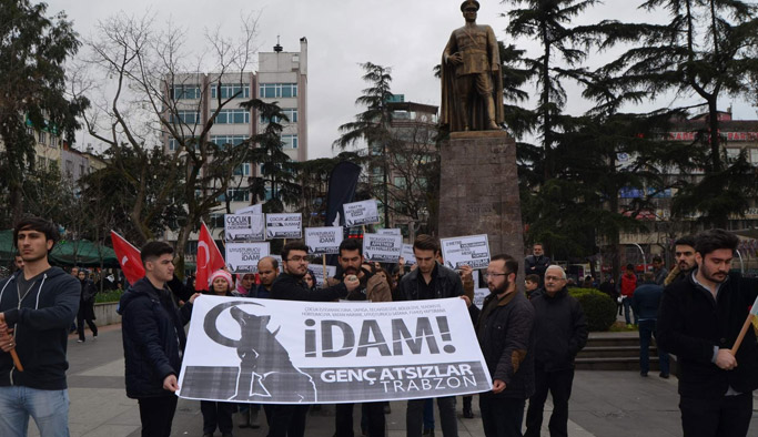 Trabzon'da idam yürüyüşü