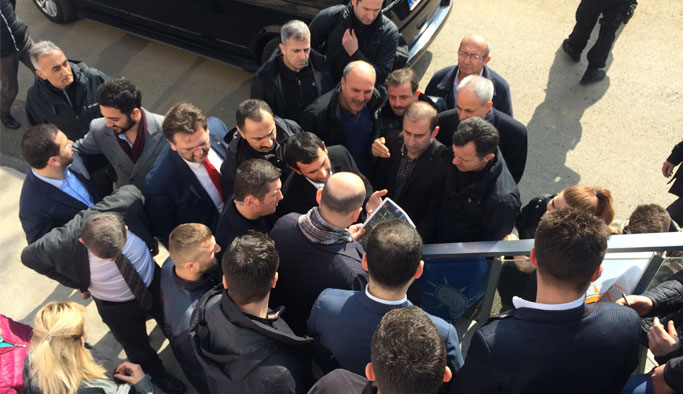 Kadınlar Pazarı esnafı Bakan Soylu ile görüştü