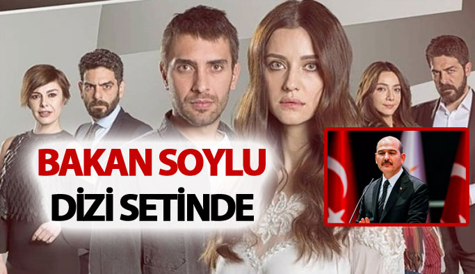 Bakan Süleyman Soylu Sen Anlat Karadeniz setinde