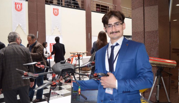 KTÜ'lü öğrenci askeri drone geliştirdi