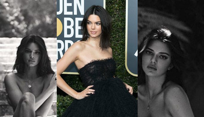 Kendall Jenner'in ayakları olay oldu!