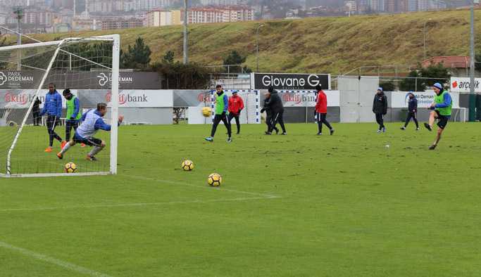 Trabzonspor Kucka ve Hubocan Penaltı çekişti
