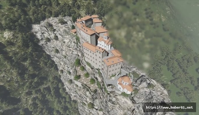 Maçka'da tarihi Kuştul Manastırı restore edilecek