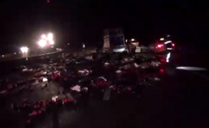 Domates ve sebzeler yola saçıldı