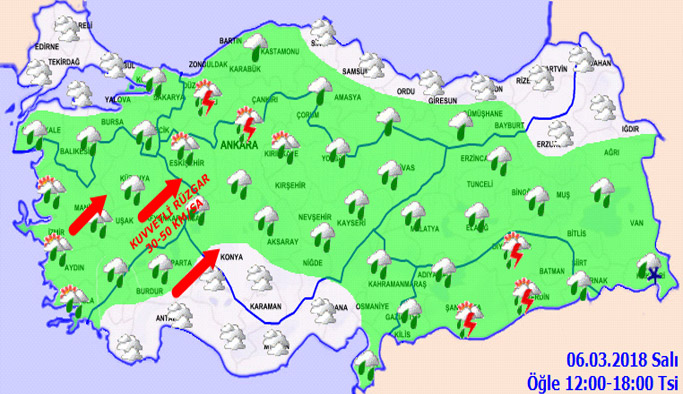 Trabzon'da hava nasıl olacak? 06.03.2018