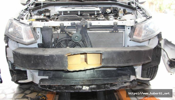 Trabzon'da İran plakalı araç eroin deposu çıktı!