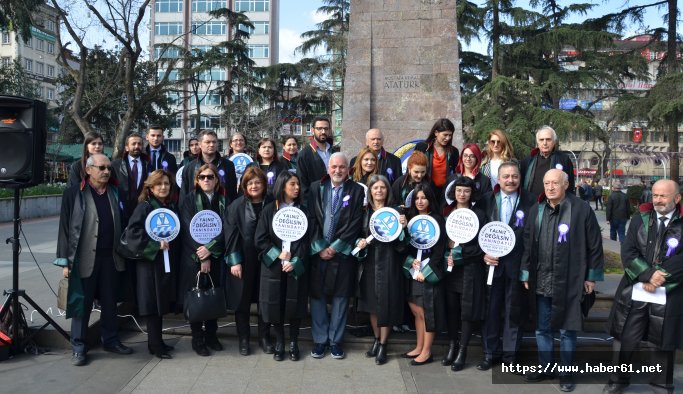Trabzon Barosu kadın hakları için sokağa çıktı