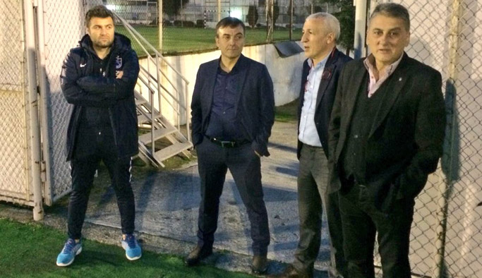 Trabzonspor'da yönetimden idmana yakın takip