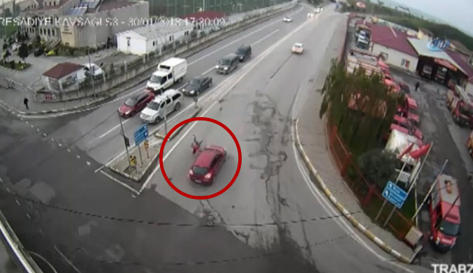 Trabzon'da kazalar mobeseye böyle takıldı