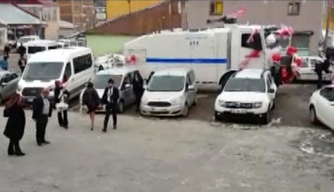 TOMA'yı gelin arabası yaptılar