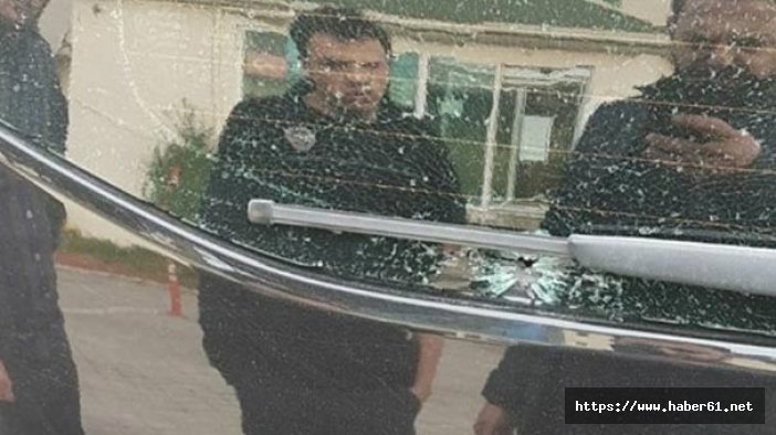 UBER aracına silahlı saldırı!