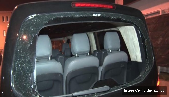 Taksicilerin şiddeti artıyor... Uber aracını kurşunladılar!