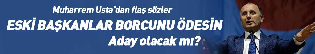 Muharrem Usta'dan flaş açıklama: Aday olacak mı?