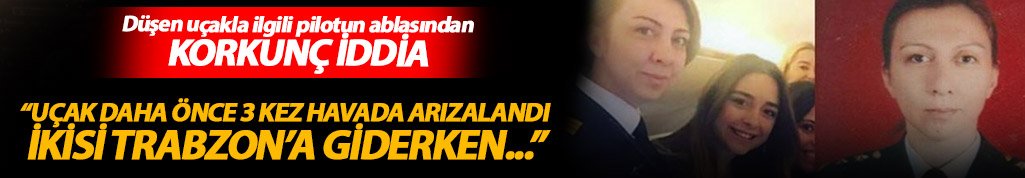 O uçakla ilgili flaş iddia! "Trabzon'a gelirken iki kez havada arıza yaptı..."