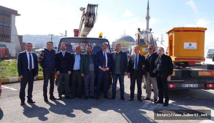 Arsin OSB’den belediyeye vinç 