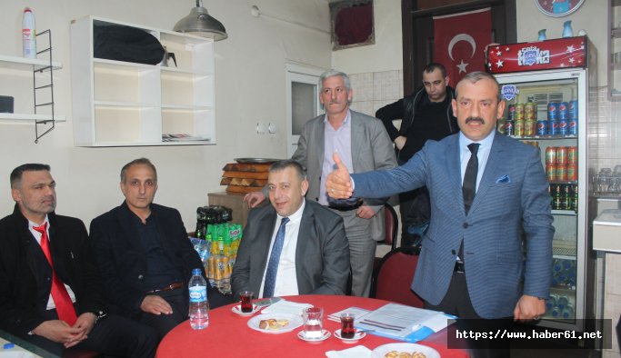 Ömer Hakan Usta şoförleri ziyaret ediyor