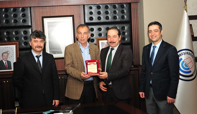 Başkan Bıçakçıoğlu okul müdürlerini kabul etti