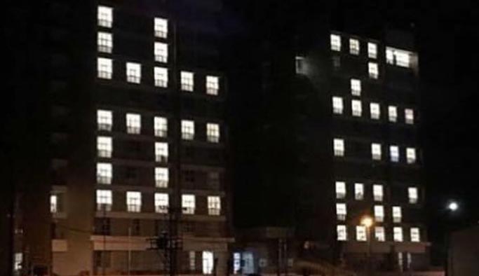 Trabzon'dan Afrin'e ışıklı destek