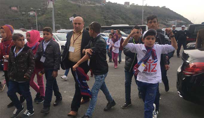 Şanlıurfalı öğrenciler Trabzonspor maçında