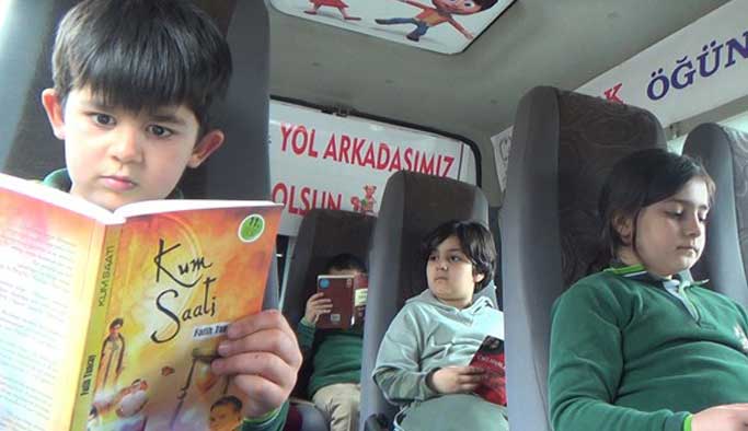 Okul servisçisinden örnek proje 