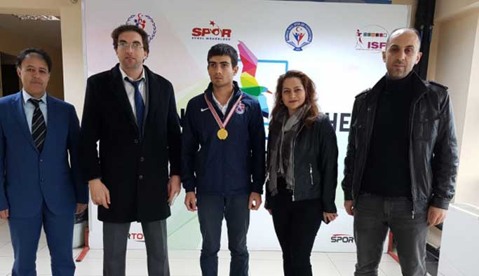 Görme engelli sporcu şampiyonaya katılacak