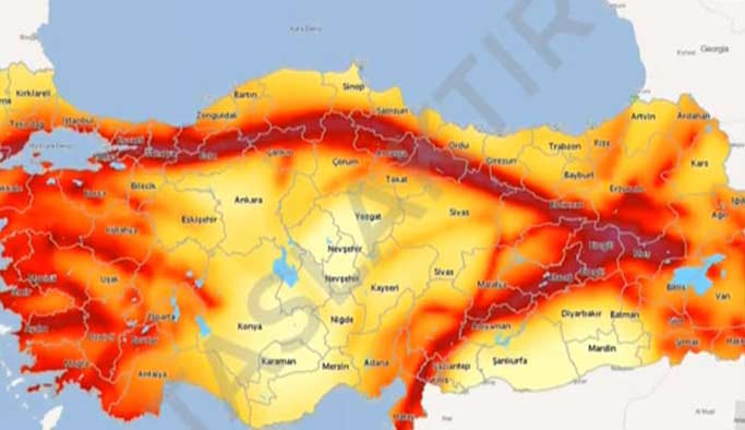 İşte Türkiye'nin yeni deprem haritası