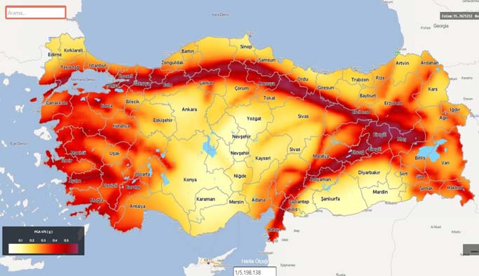 Yeni Deprem Haritası Yayımlandı: Bektaş Aylar Önce Uyarmıştı