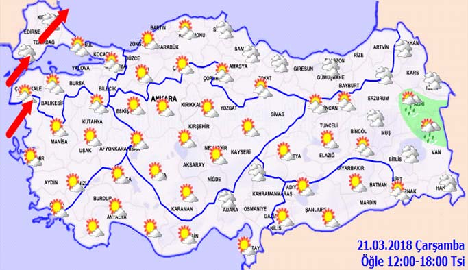 Trabzon'da hava nasıl olacak? 21.03.2018