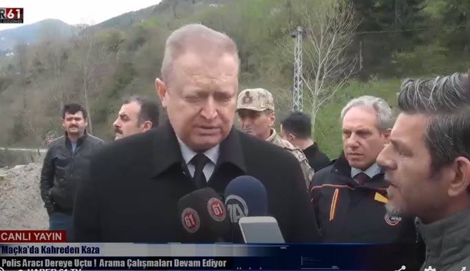 Vali Yavuz Maçka'da kayıp polisin ailesiyle görüştü