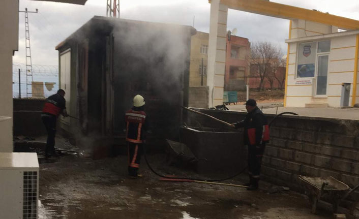 Siirt'te trafoda çıkan yangın korkuttu