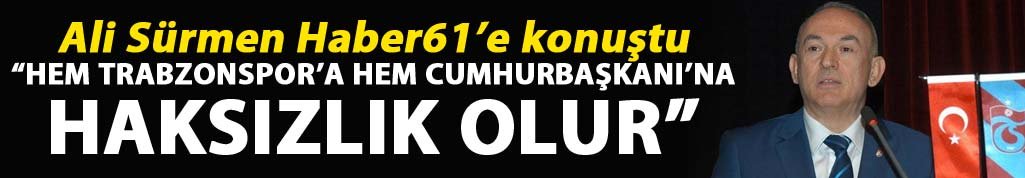 Divan Başkanı Ali Sürmen'den Muharrem Usta'ya Sert Cevap: "Trabzon Sokaklarına Çıksın!"