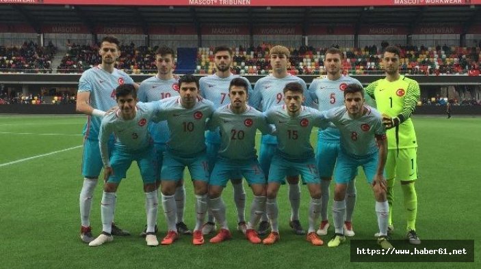 U19 Milli takımı berabere kaldı