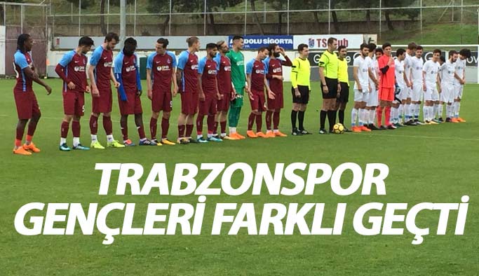 Trabzonspor gençleri farklı geçti