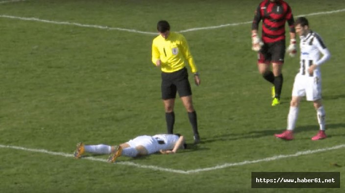 Göğsüne top çarpan futbolcu öldü