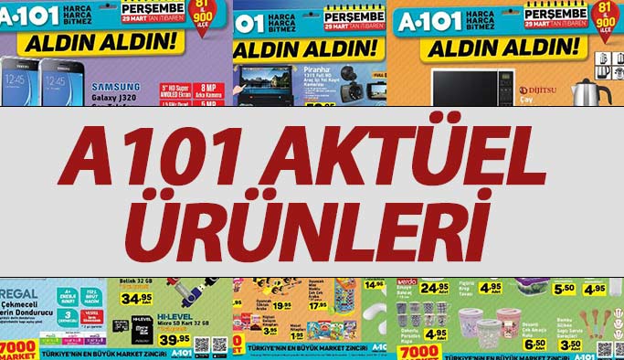 A101 Aktüel Ürünlerinde neler var? İşte A101 Aktüel kampanyası