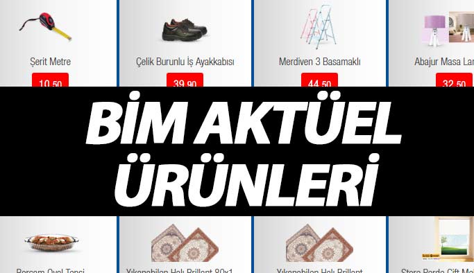 Bim Aktüel Ürünler haftanın kampanyaları - 26 Mart Bim ürünleri