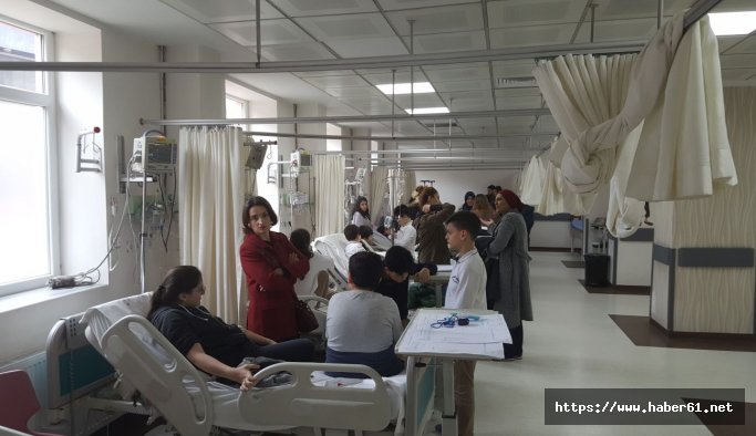 Trabzon'da öğrenciler ve öğretmen parfümden zehirlendi