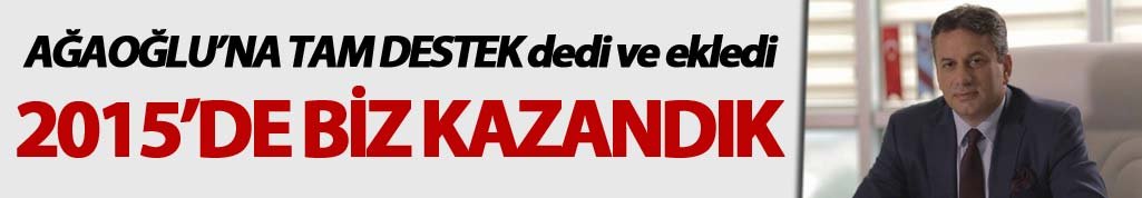 Celil Hekimoğlu'ndan Ahmet Ağaoğlu'na destek