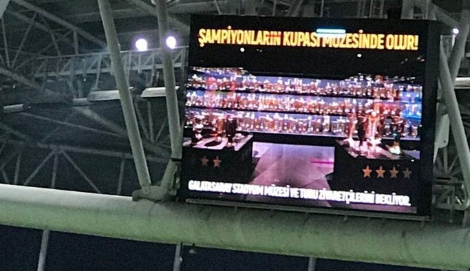 Galatasaray'dan skorbord açıklaması!