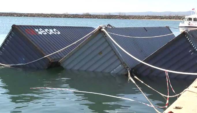 Karadeniz'de konteyner alarmı