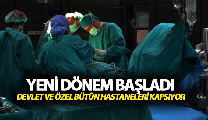 Hastanelerde yeni dönem başladı