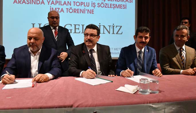 Ortahisar'da imzalar atıldı: Yüzde 14 zam...