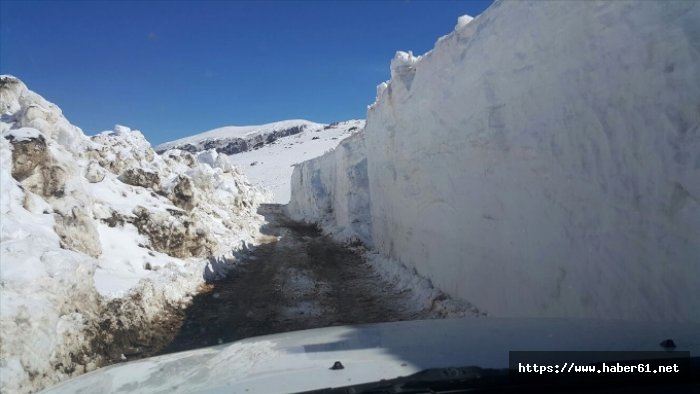 Bayburt Trabzon arasında bu yol 6 ay ulaşıma kapalı