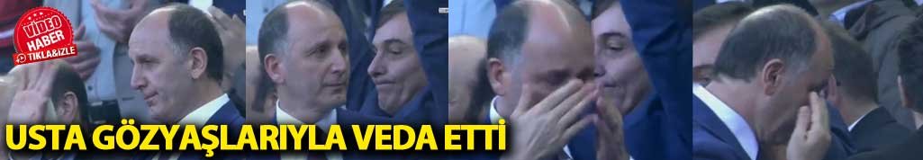 Usta gözyaşlarını tutamadı