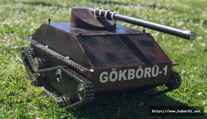 KTÜ'lü öğrencilerden insansız tank aracı 