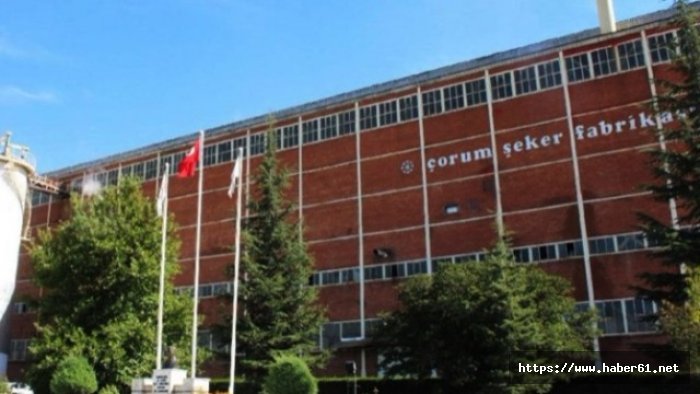 Çorum Şeker Fabrikasının özelleştirme ihalesi yapıldı 