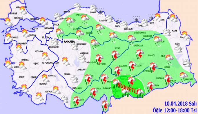 Trabzon'da hava nasıl olacak? 10.04.2018