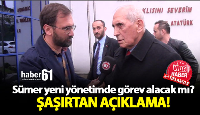 Özkan Sümer'den şaşırtan açıklama
