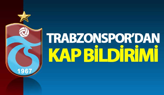 Trabzonspor'dan Akyazı Şenol Güneş Spor Kompleksi için KAP açıklaması